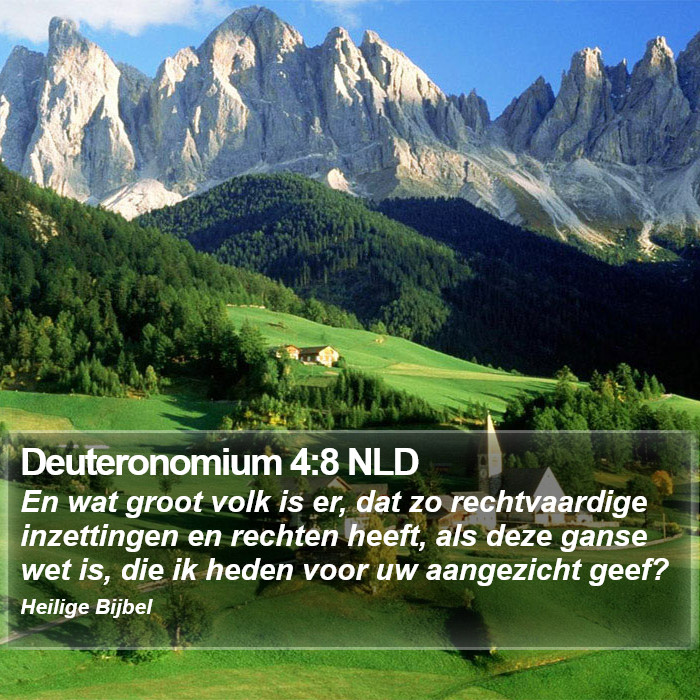 Deuteronomium 4:8 NLD Bible Study