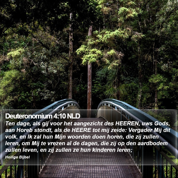 Deuteronomium 4:10 NLD Bible Study