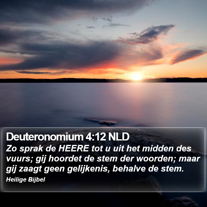 Deuteronomium 4:12 NLD Bible Study