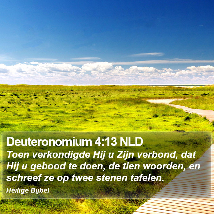 Deuteronomium 4:13 NLD Bible Study