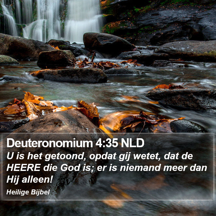 Deuteronomium 4:35 NLD Bible Study