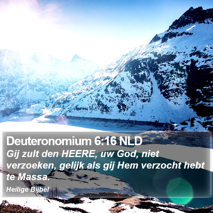 Deuteronomium 6:16 NLD Bible Study