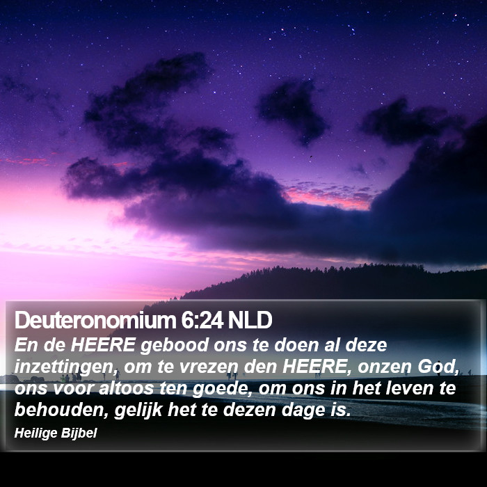 Deuteronomium 6:24 NLD Bible Study