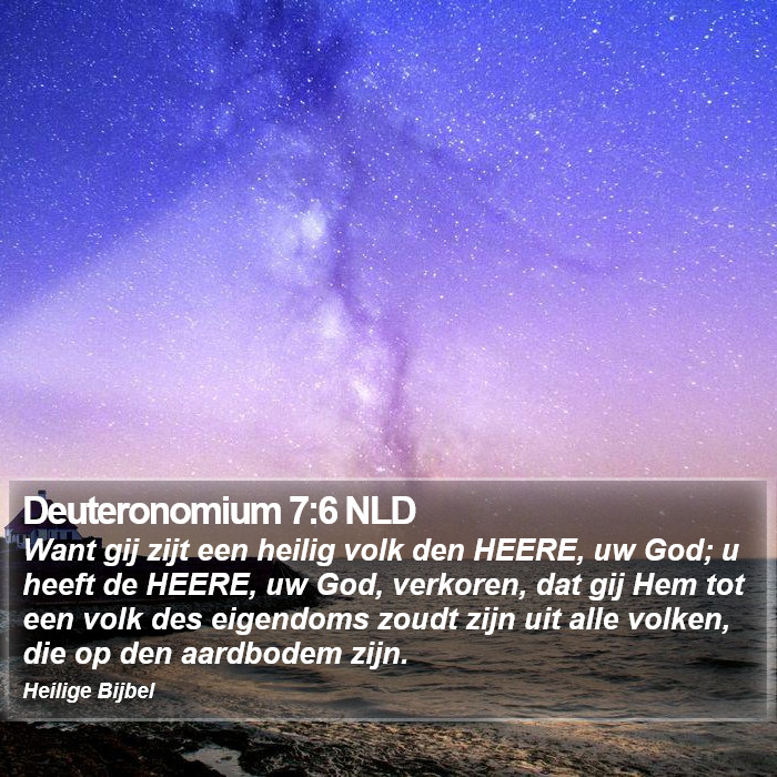 Deuteronomium 7:6 NLD Bible Study