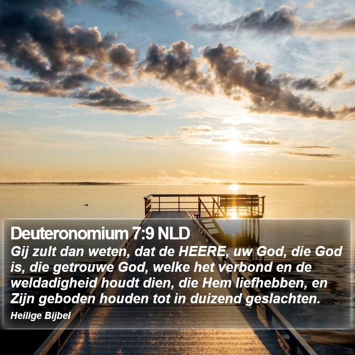 Deuteronomium 7:9 NLD Bible Study