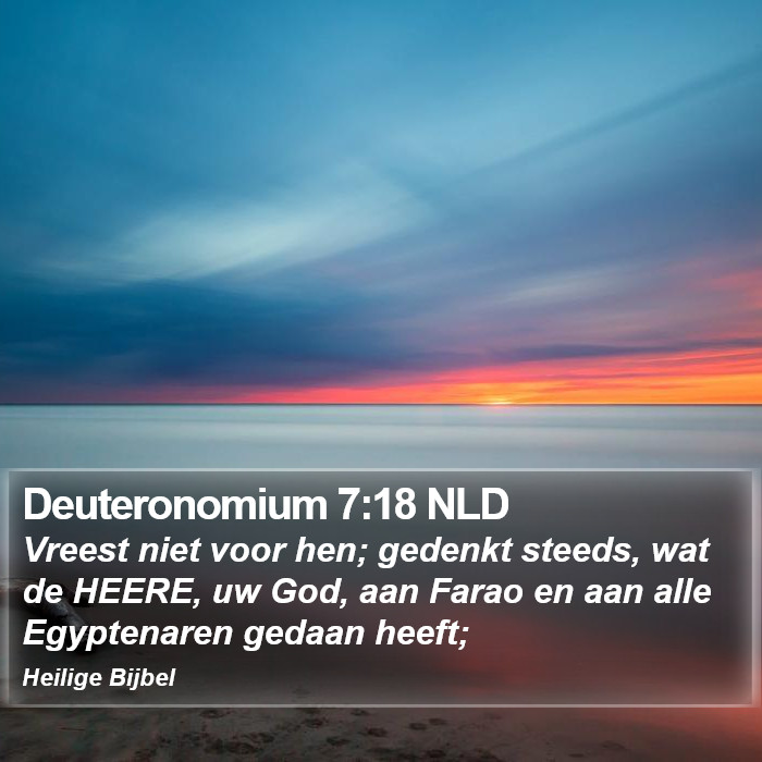 Deuteronomium 7:18 NLD Bible Study