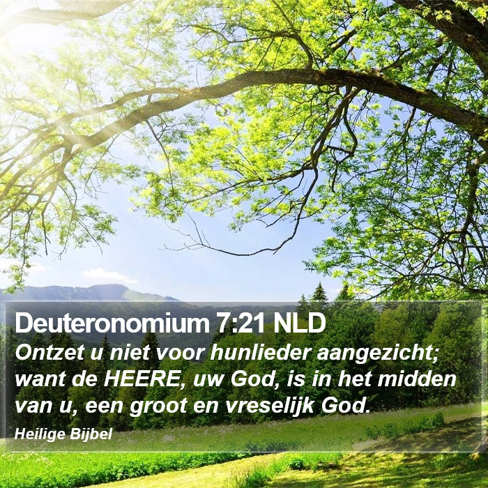 Deuteronomium 7:21 NLD Bible Study