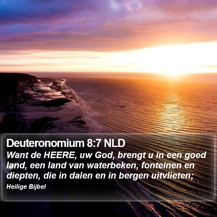 Deuteronomium 8:7 NLD Bible Study