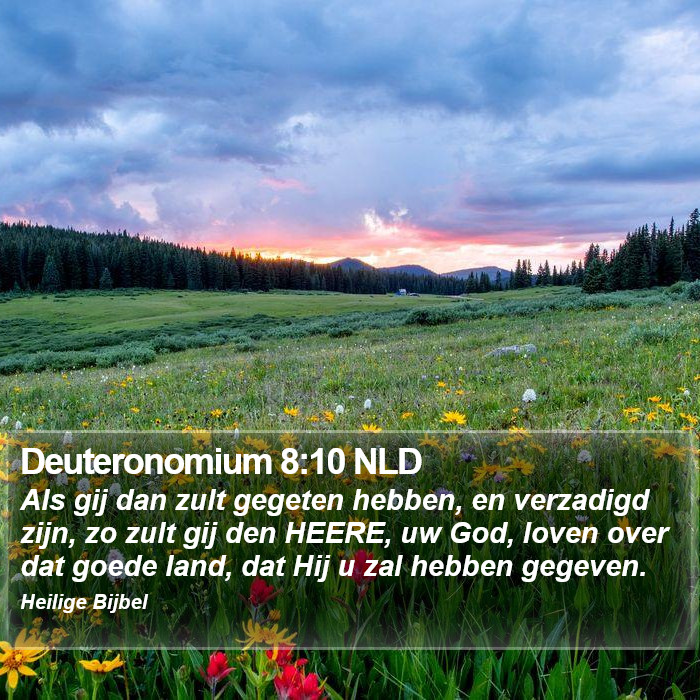 Deuteronomium 8:10 NLD Bible Study