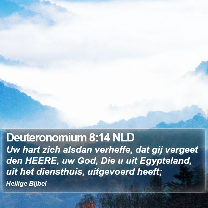 Deuteronomium 8:14 NLD Bible Study