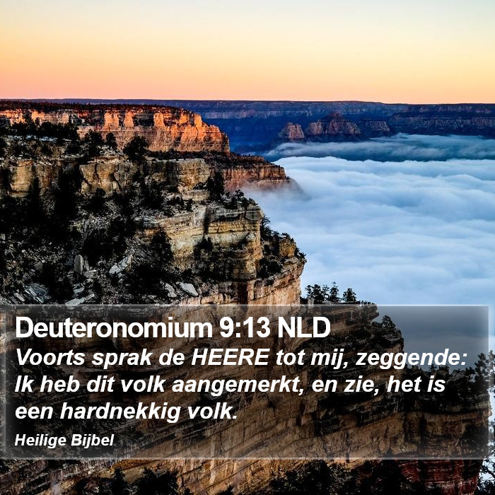 Deuteronomium 9:13 NLD Bible Study