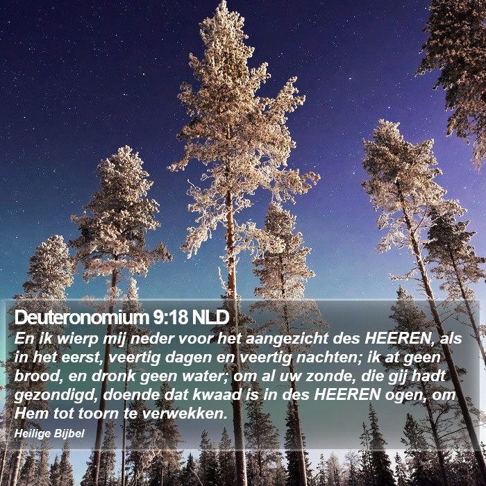 Deuteronomium 9:18 NLD Bible Study