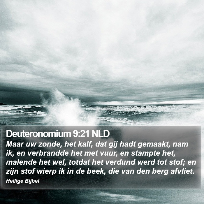 Deuteronomium 9:21 NLD Bible Study