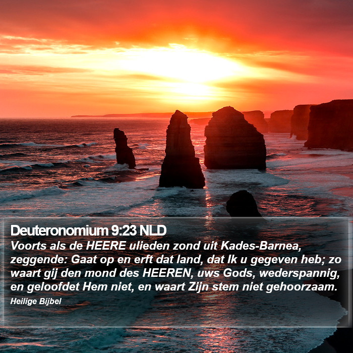 Deuteronomium 9:23 NLD Bible Study