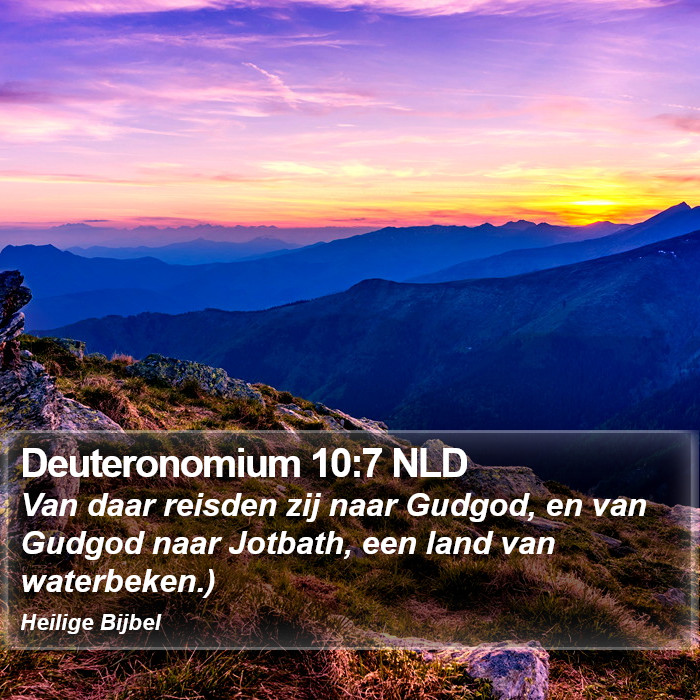 Deuteronomium 10:7 NLD Bible Study
