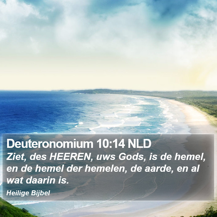 Deuteronomium 10:14 NLD Bible Study