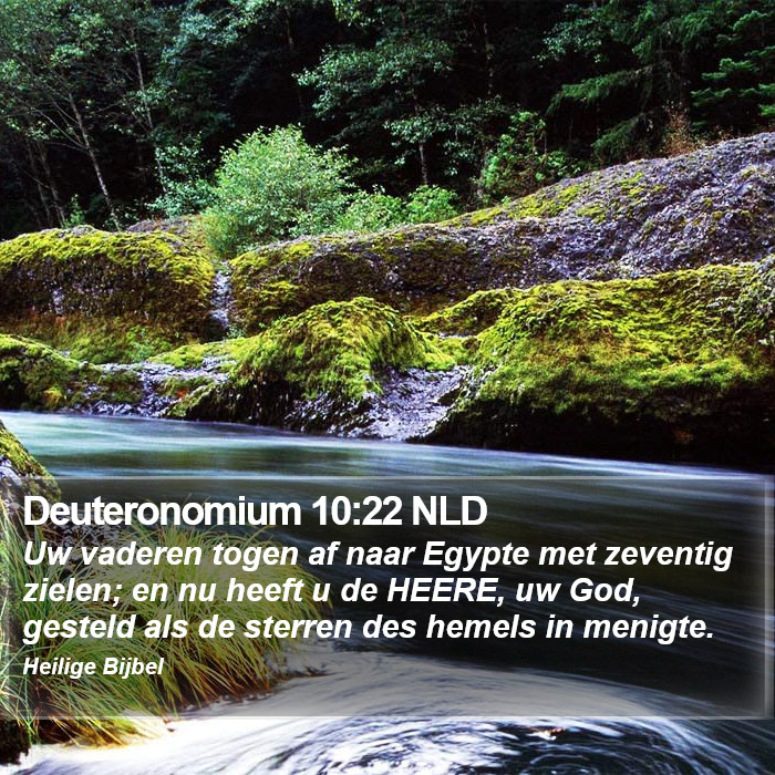Deuteronomium 10:22 NLD Bible Study