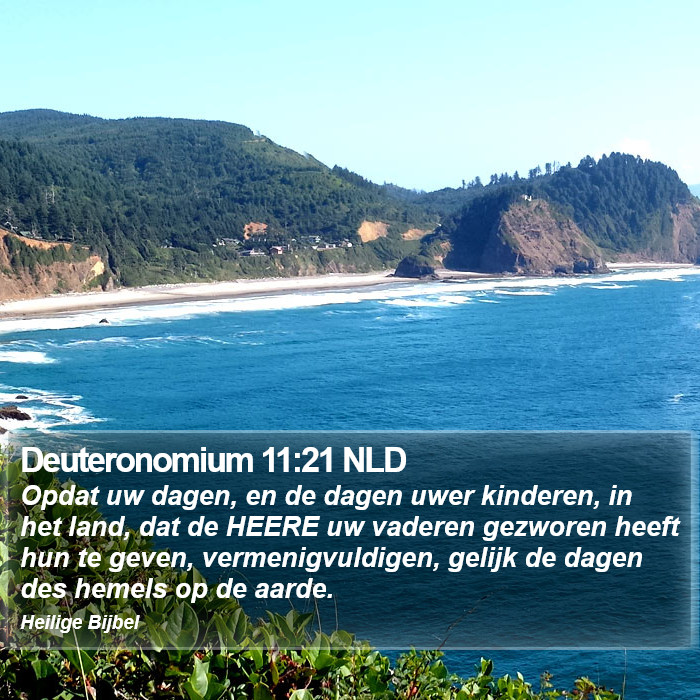 Deuteronomium 11:21 NLD Bible Study