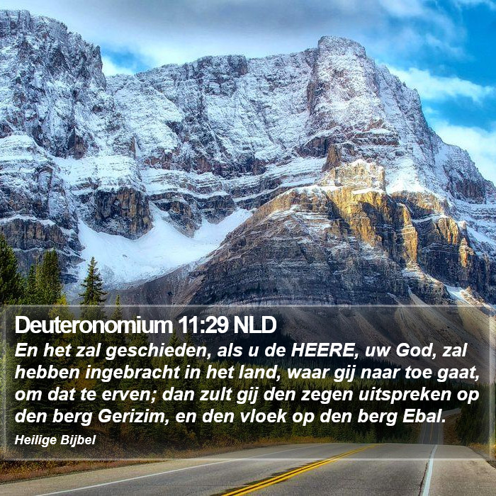 Deuteronomium 11:29 NLD Bible Study