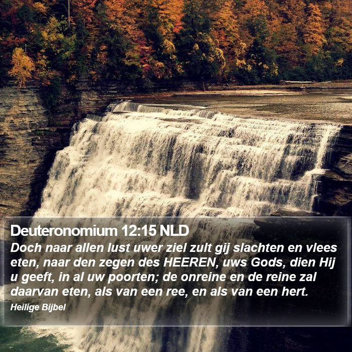 Deuteronomium 12:15 NLD Bible Study