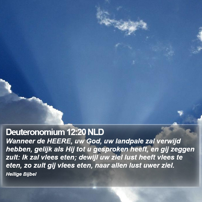 Deuteronomium 12:20 NLD Bible Study