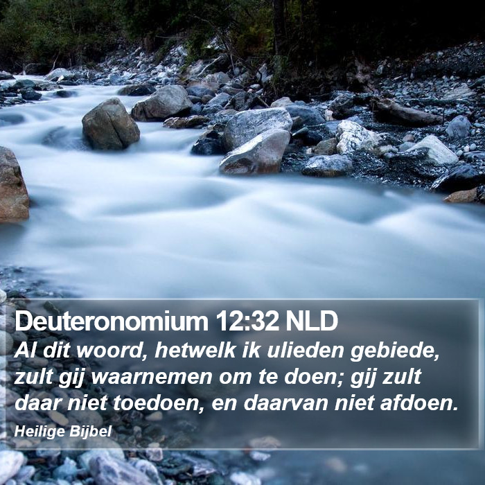 Deuteronomium 12:32 NLD Bible Study