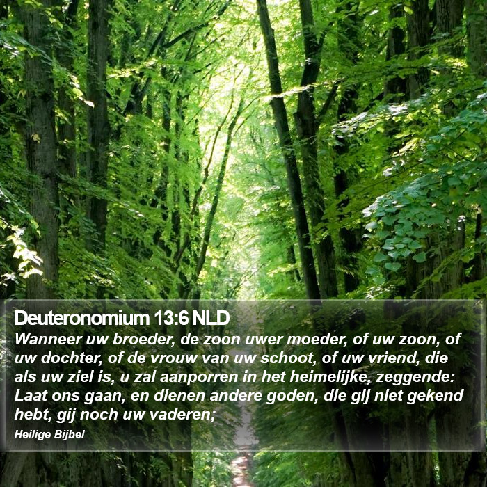 Deuteronomium 13:6 NLD Bible Study