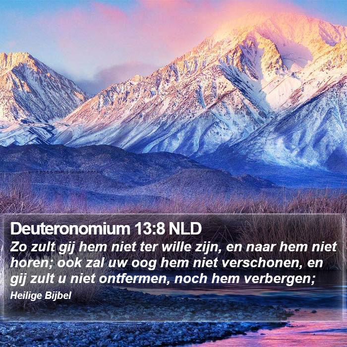 Deuteronomium 13:8 NLD Bible Study