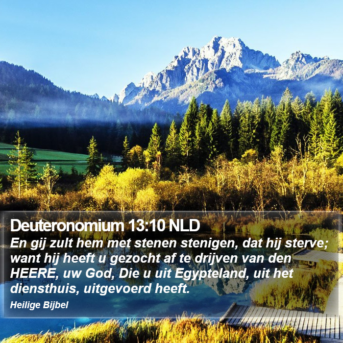 Deuteronomium 13:10 NLD Bible Study