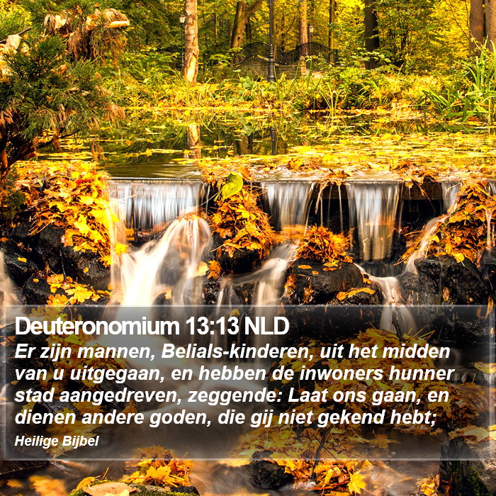 Deuteronomium 13:13 NLD Bible Study