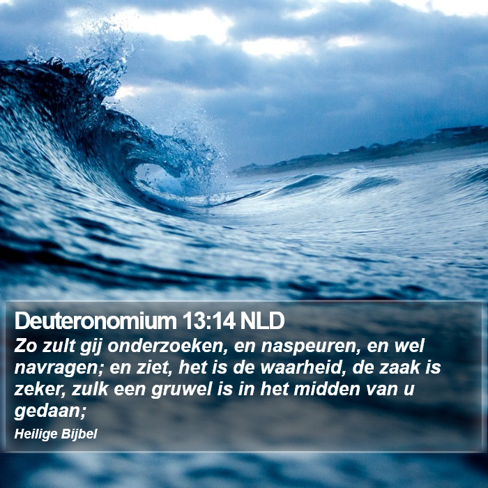 Deuteronomium 13:14 NLD Bible Study