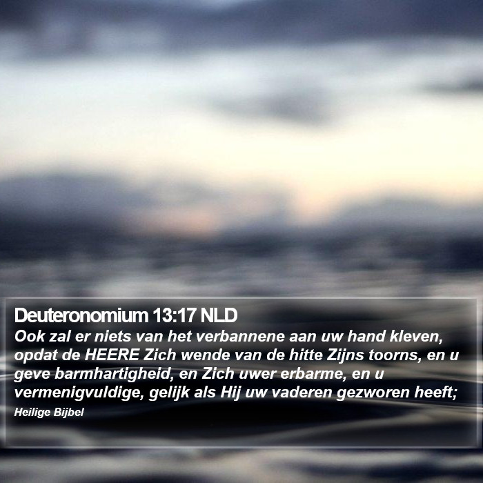 Deuteronomium 13:17 NLD Bible Study