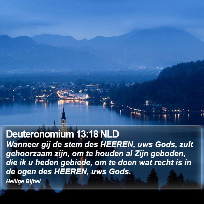 Deuteronomium 13:18 NLD Bible Study