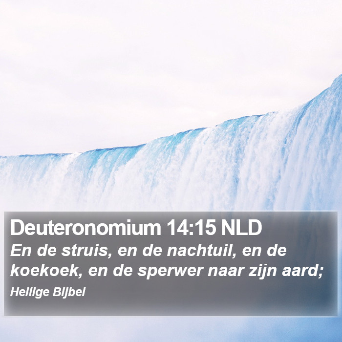 Deuteronomium 14:15 NLD Bible Study