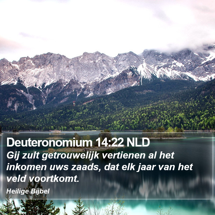 Deuteronomium 14:22 NLD Bible Study
