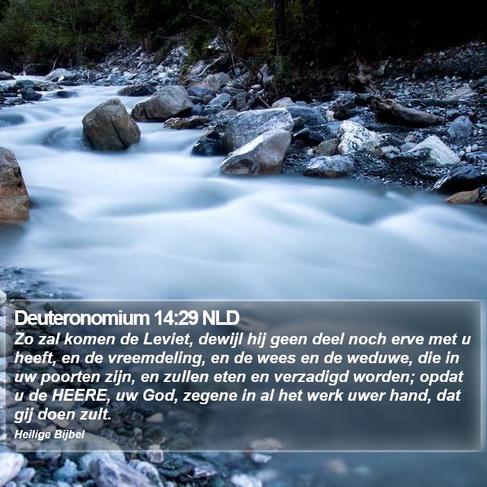 Deuteronomium 14:29 NLD Bible Study