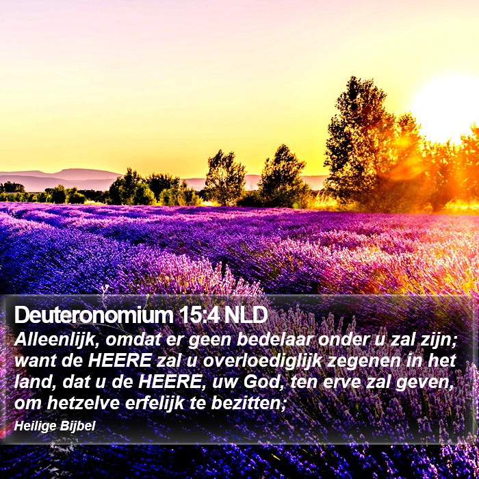 Deuteronomium 15:4 NLD Bible Study