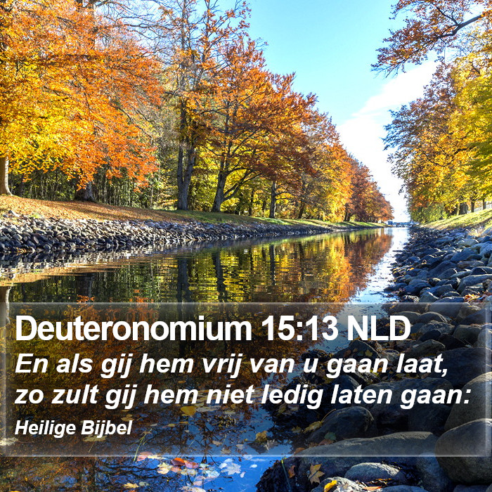 Deuteronomium 15:13 NLD Bible Study