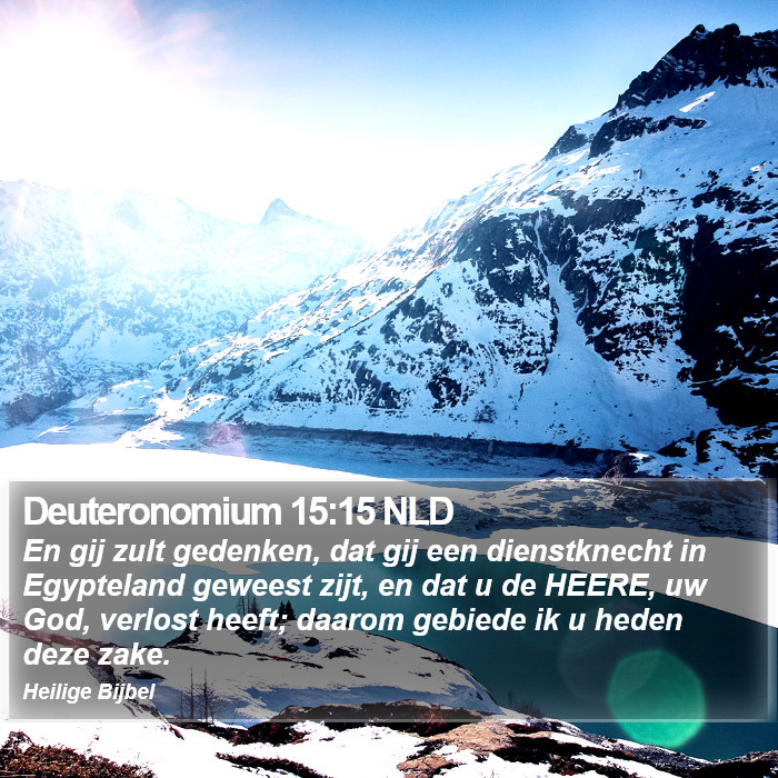 Deuteronomium 15:15 NLD Bible Study