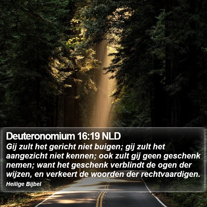 Deuteronomium 16:19 NLD Bible Study