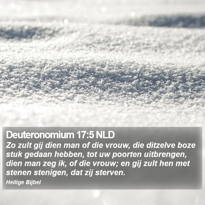 Deuteronomium 17:5 NLD Bible Study