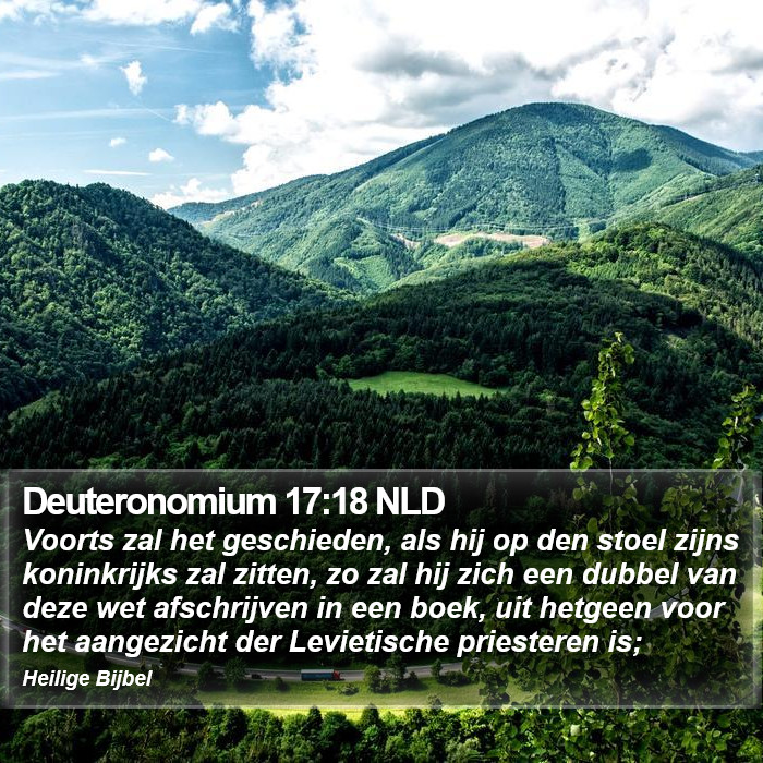Deuteronomium 17:18 NLD Bible Study