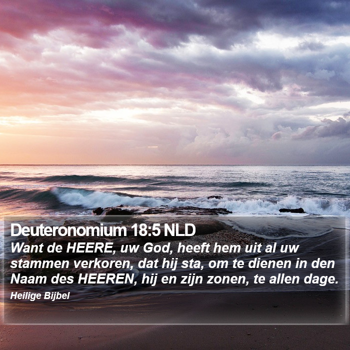 Deuteronomium 18:5 NLD Bible Study