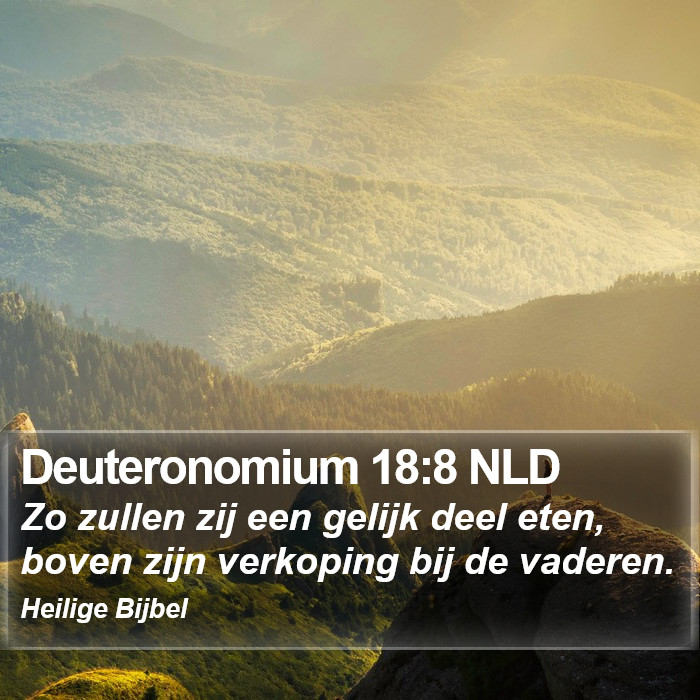 Deuteronomium 18:8 NLD Bible Study
