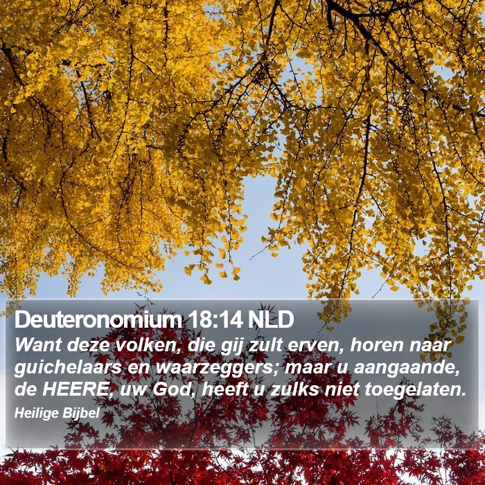 Deuteronomium 18:14 NLD Bible Study