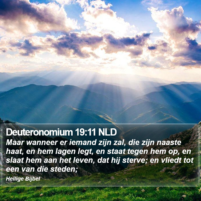 Deuteronomium 19:11 NLD Bible Study