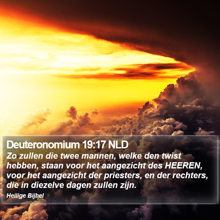 Deuteronomium 19:17 NLD Bible Study