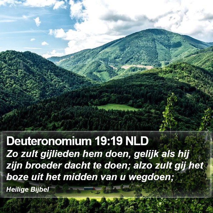 Deuteronomium 19:19 NLD Bible Study