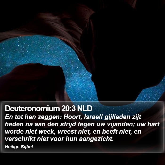 Deuteronomium 20:3 NLD Bible Study