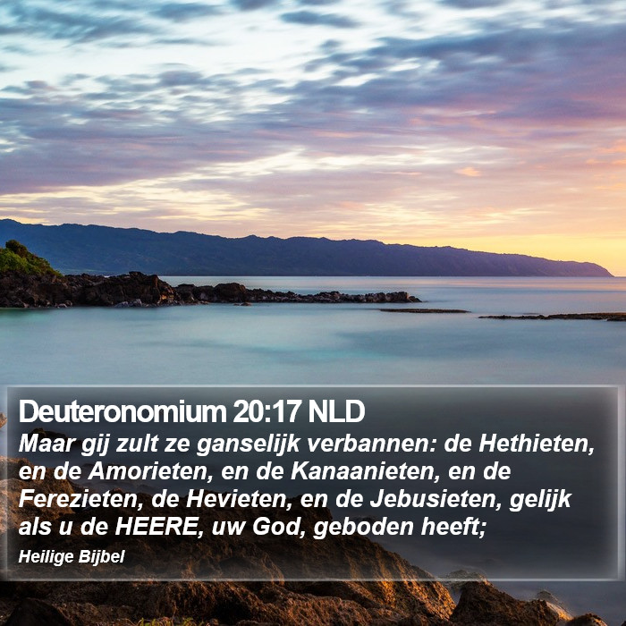 Deuteronomium 20:17 NLD Bible Study